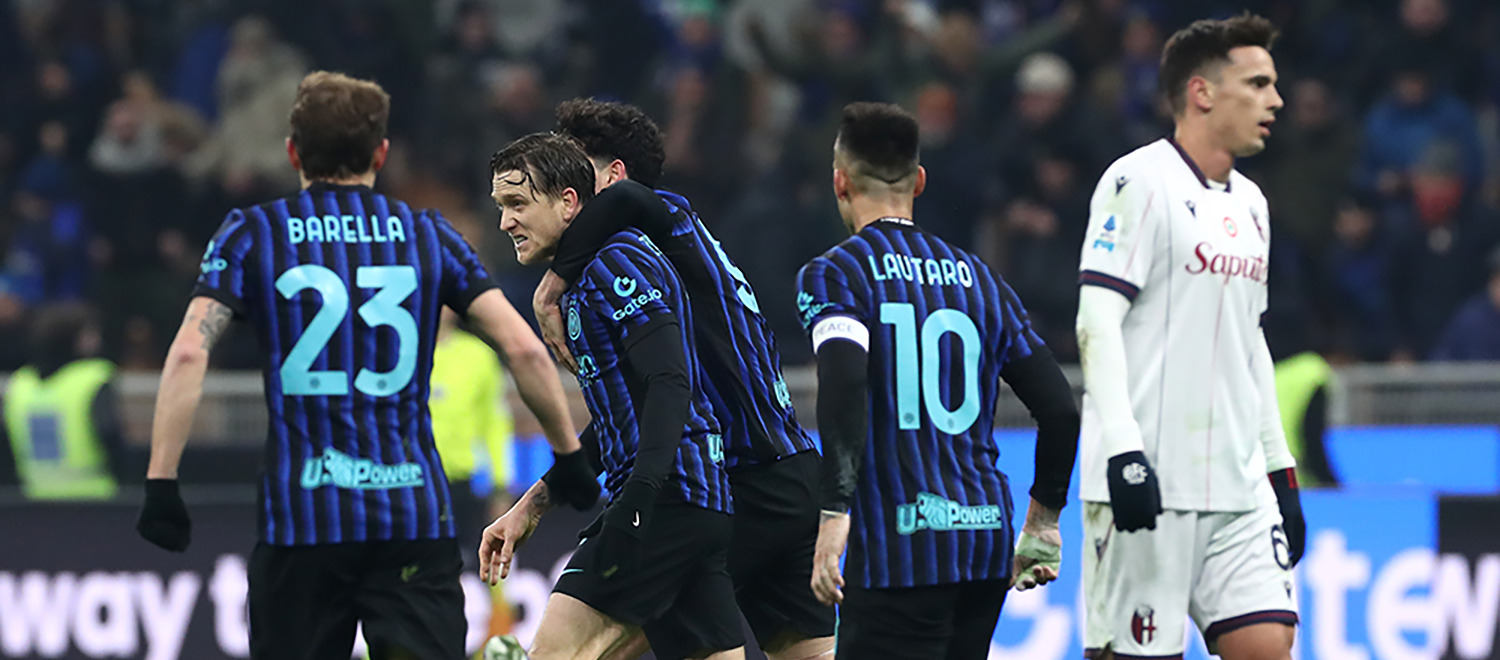 Le foto di Inter-Bologna e tutti i numeri della stagione rossoblù disponibili su Zerocinquantuno