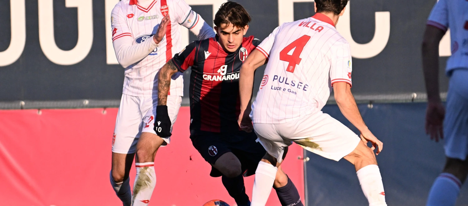 Brusca frenata per il Bologna Primavera: non bastano i gol di Ferrari e Nesi, il Monza espugna 3-2 Crespellano