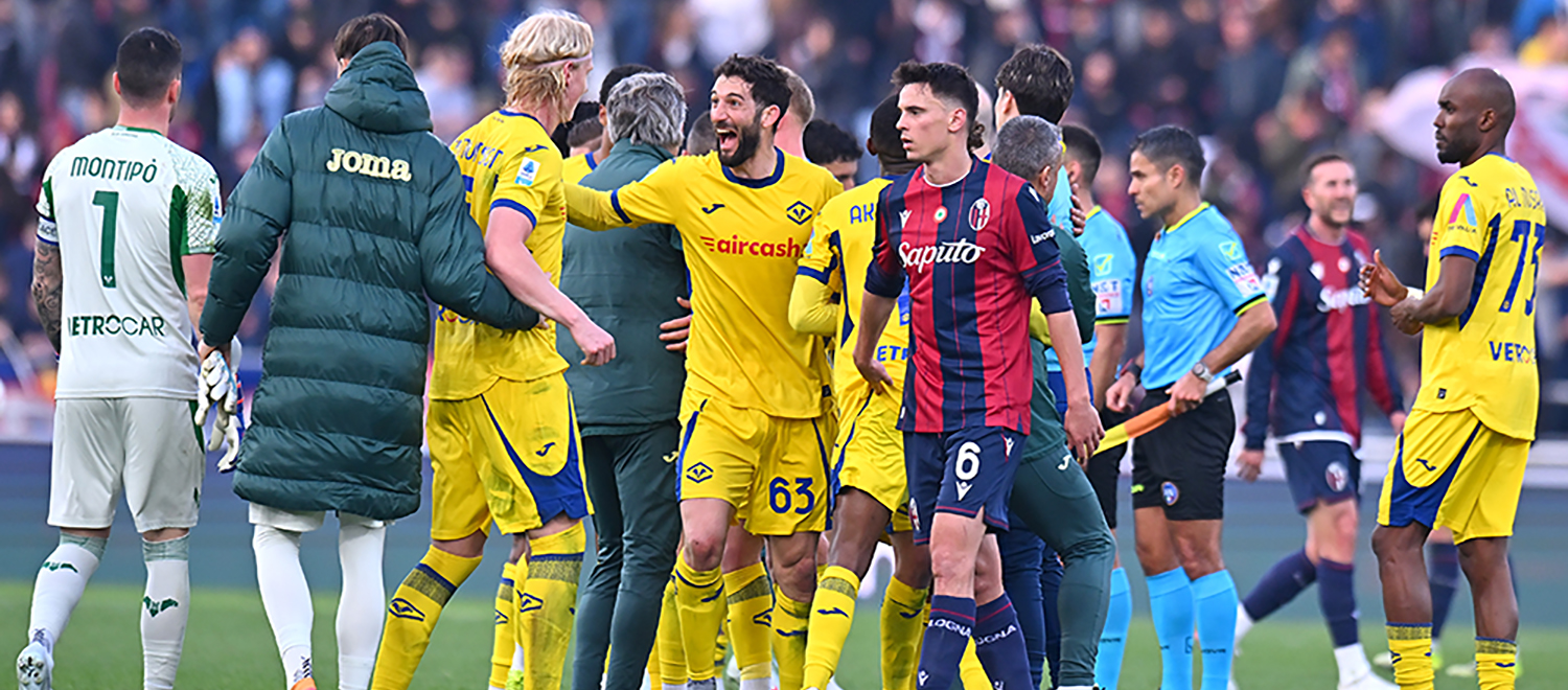 Le foto di Bologna-Hellas Verona e tutti i numeri della stagione rossoblù disponibili su Zerocinquantuno