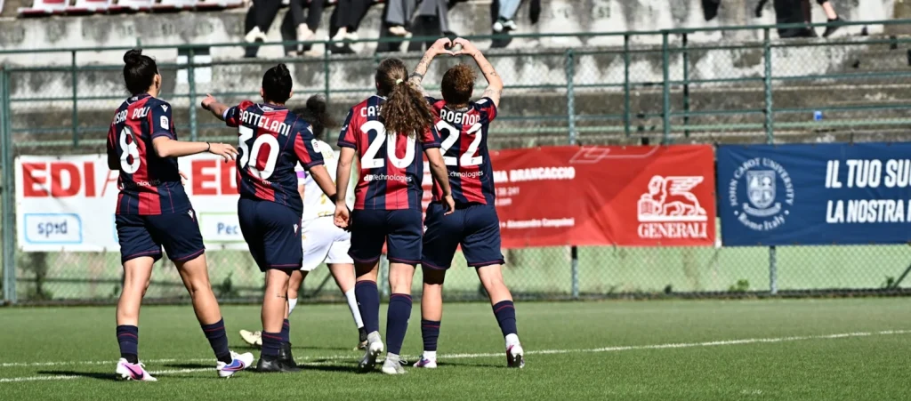 Seconda vittoria di fila per il Bologna Women, una gemma di Rognoni stende 1-0 il Trastevere e porta le rossoblù al quarto posto