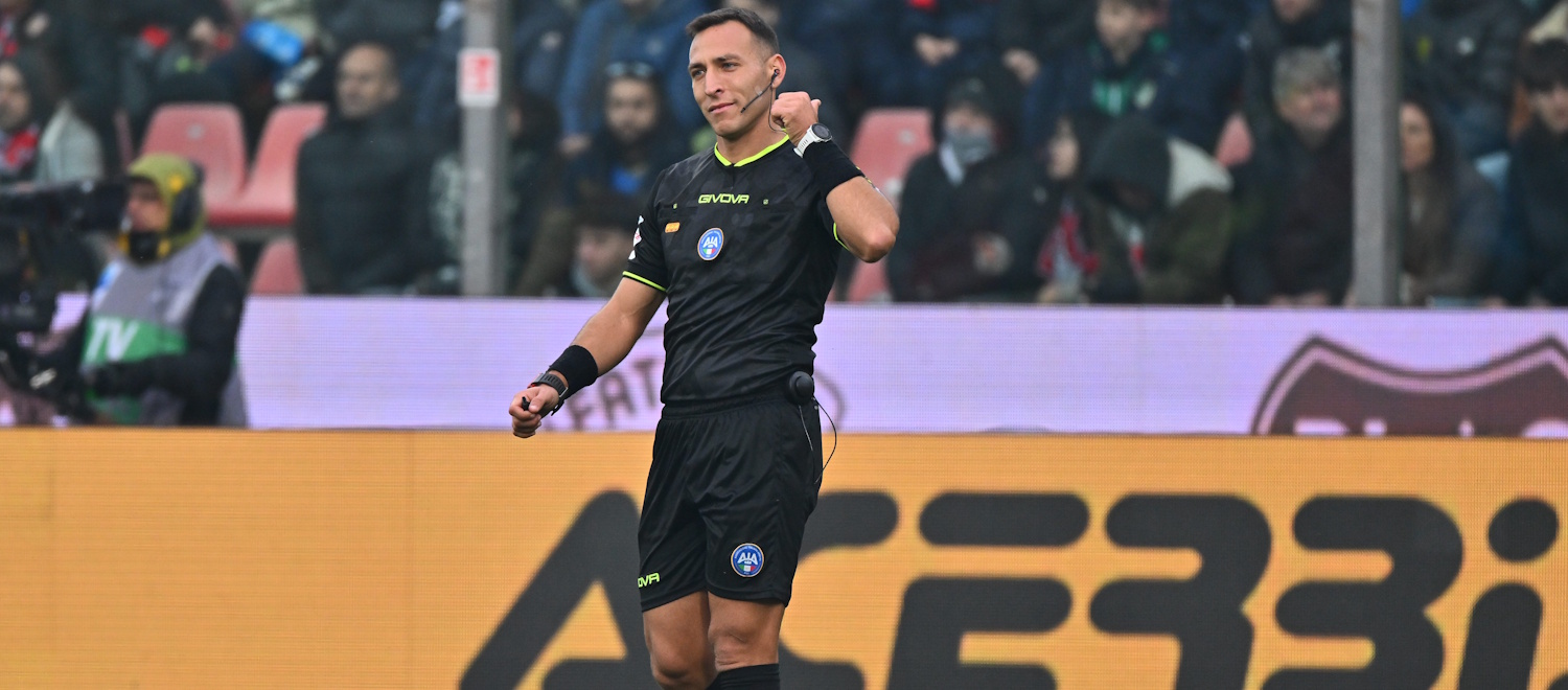 Bologna-Hellas Verona sarà diretta da Mucera di Palermo, addetti VAR Giua e Marini