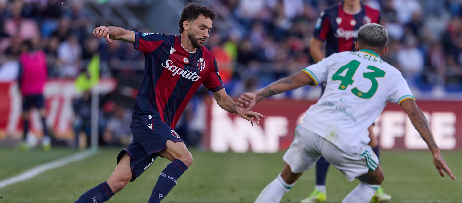 Le foto di Bologna-Roma e tutti i numeri della stagione rossoblù disponibili su Zerocinquantuno