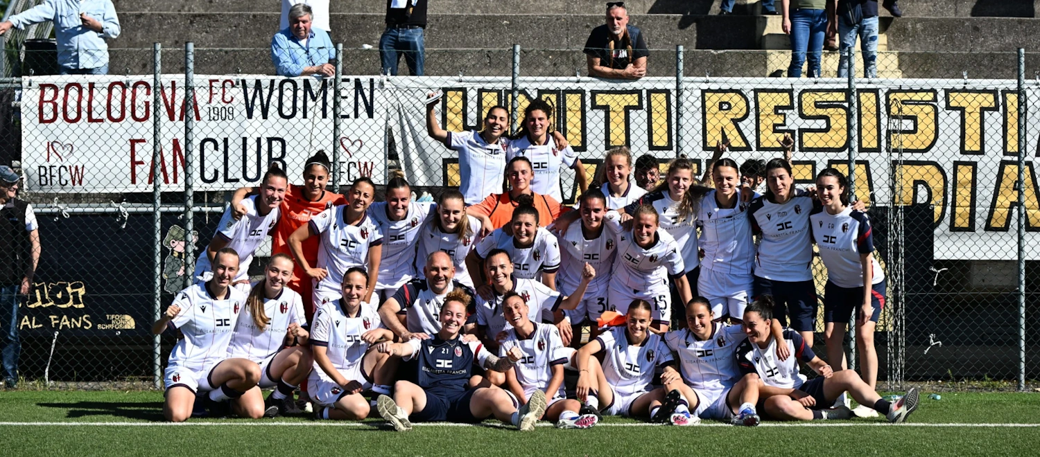 Il Bologna Women chiude il campionato di Serie B vincendo 2-1 a Brescia, rossoblù quarte in classifica come un anno fa