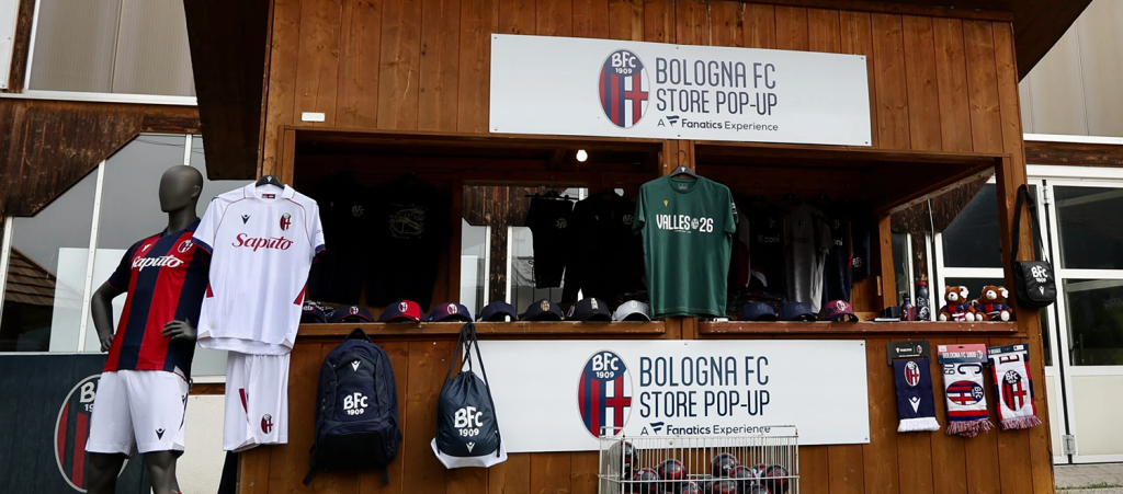 L'official store del Bologna a Valles