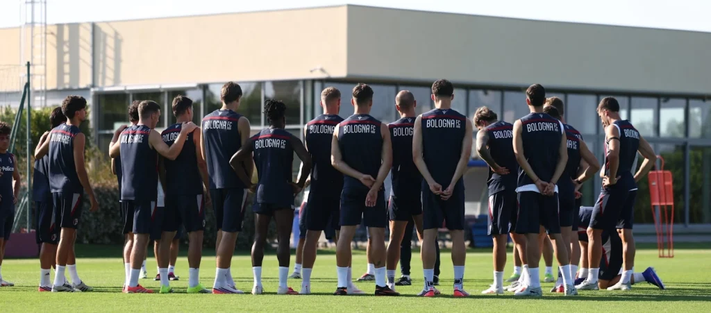 Bologna, ripresi gli allenamenti a Casteldebole: lavoro prima in palestra e poi sul campo, ancora differenziato per Holm