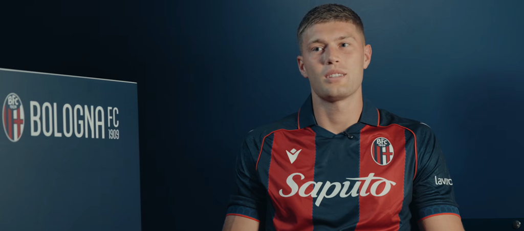 Dovbyk: "Voglio tornare al top della condizione e segnare tanto. Convinto dai direttori e dal mister, per me conta molto essere il primo ucraino del Bologna"