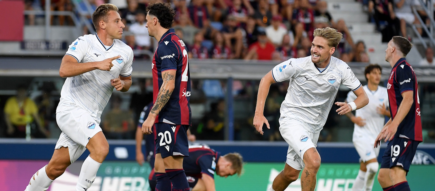 Passo falso all'esordio per il Bologna di Tedesco: i rossoblù si svegliano troppo tardi, la Lazio espugna 1-0 il Dall'Ara con Frattesi