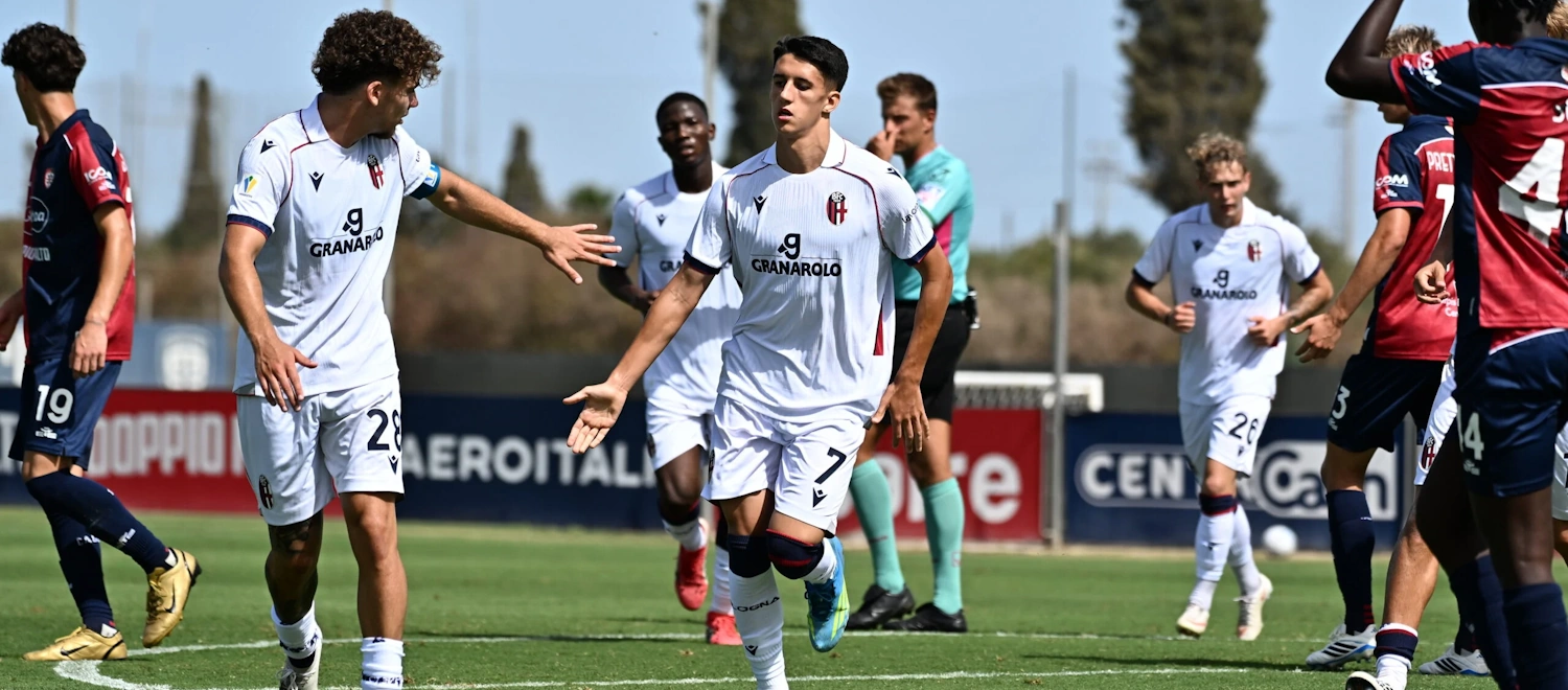 Negri, Toroc e Lo Monaco lanciano il Bologna Primavera a Cagliari: 1-3 e secondo successo di fila. Esordio in maglia rossoblù per Kusic