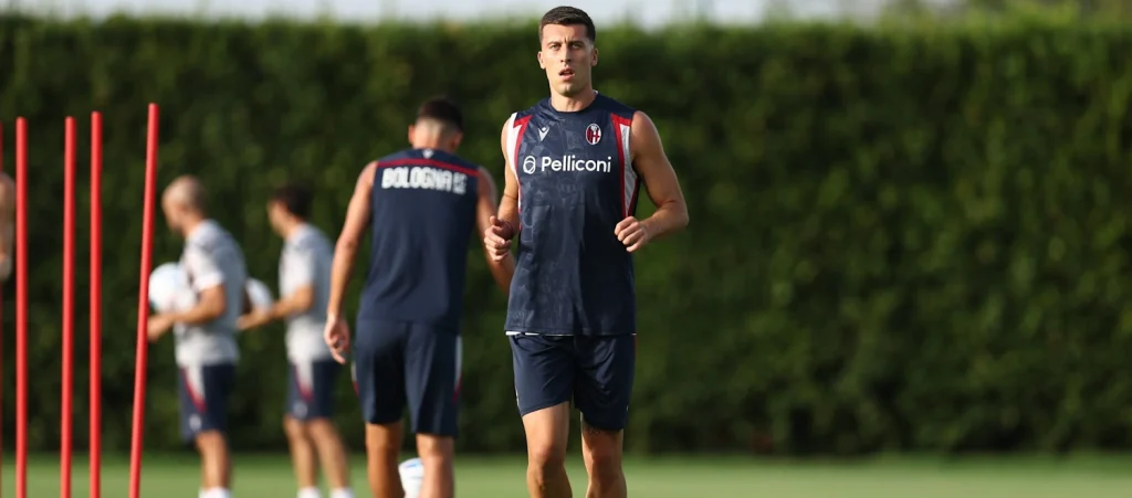 Casale recuperato a tre giorni da Atalanta-Bologna, oggi per i rossoblù attivazione atletica e varie esercitazioni