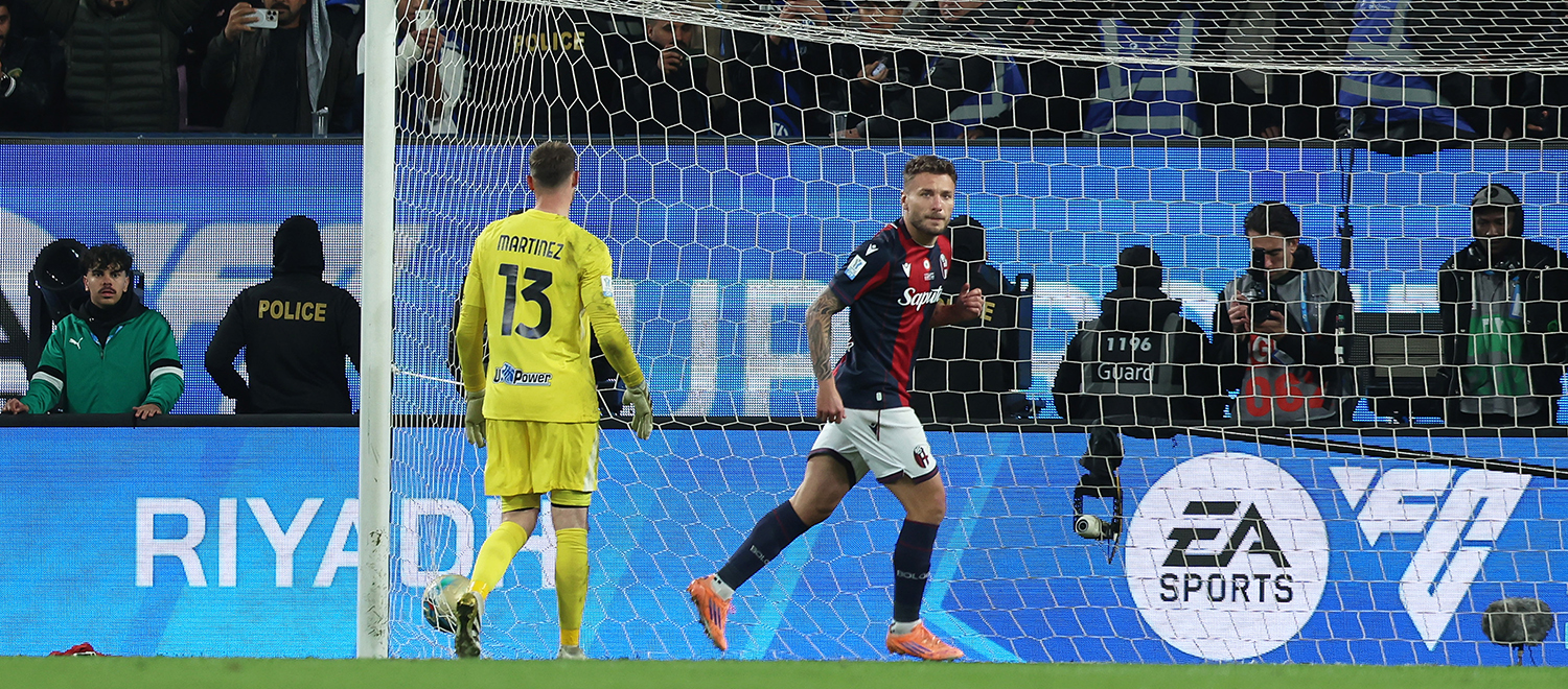 Ciro Immobile si ritira dal calcio giocato. A Bologna tanta sfortuna, poche presenze e un indelebile gol su rigore in Supercoppa Italiana