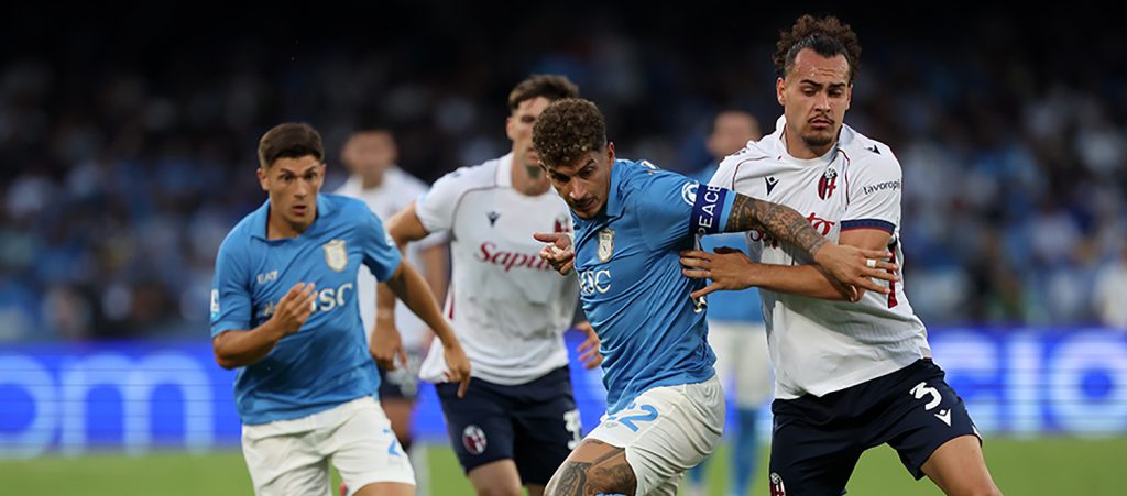 Le foto di Napoli-Bologna e tutti i numeri della stagione rossoblù disponibili su Zerocinquantuno