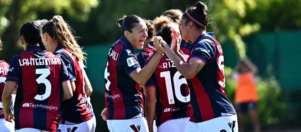 Bologna Women, l'esordio in campionato è da incorniciare: Benedetti, Rognoni, Ferraresi e Ferrario, travolto 4-0 il Genoa