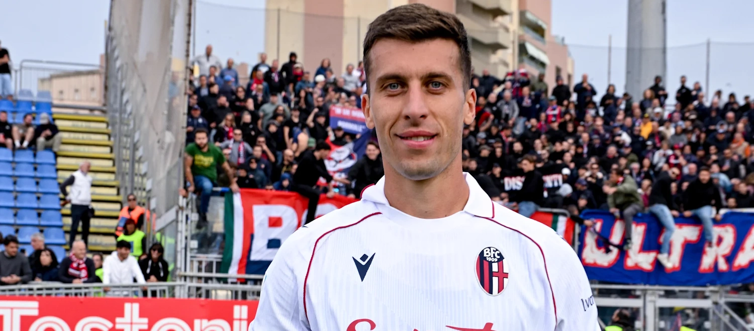 Primo gol in Serie A e in maglia rossoblù per Casale, 516° marcatore nella storia del Bologna