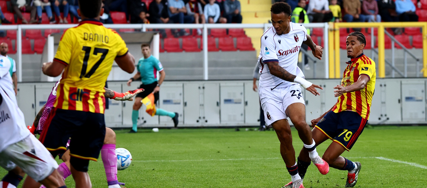 Primo gol in Serie A e in maglia rossoblù per Enem, 515° marcatore nella storia del Bologna