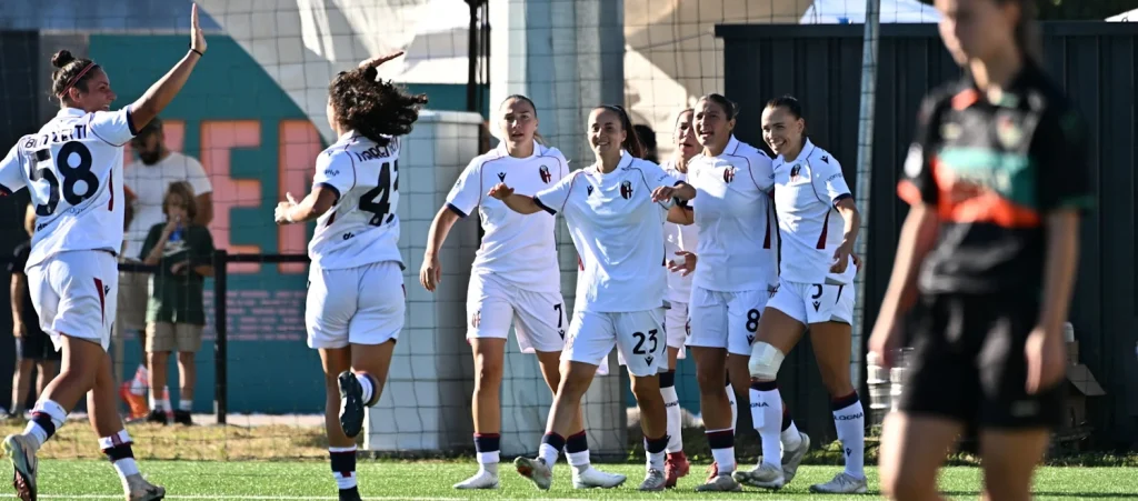 Il Bologna Women si riscatta subito battendo 3-1 in trasferta il Venezia: a segno due volte Di Luzio e Arcangeli